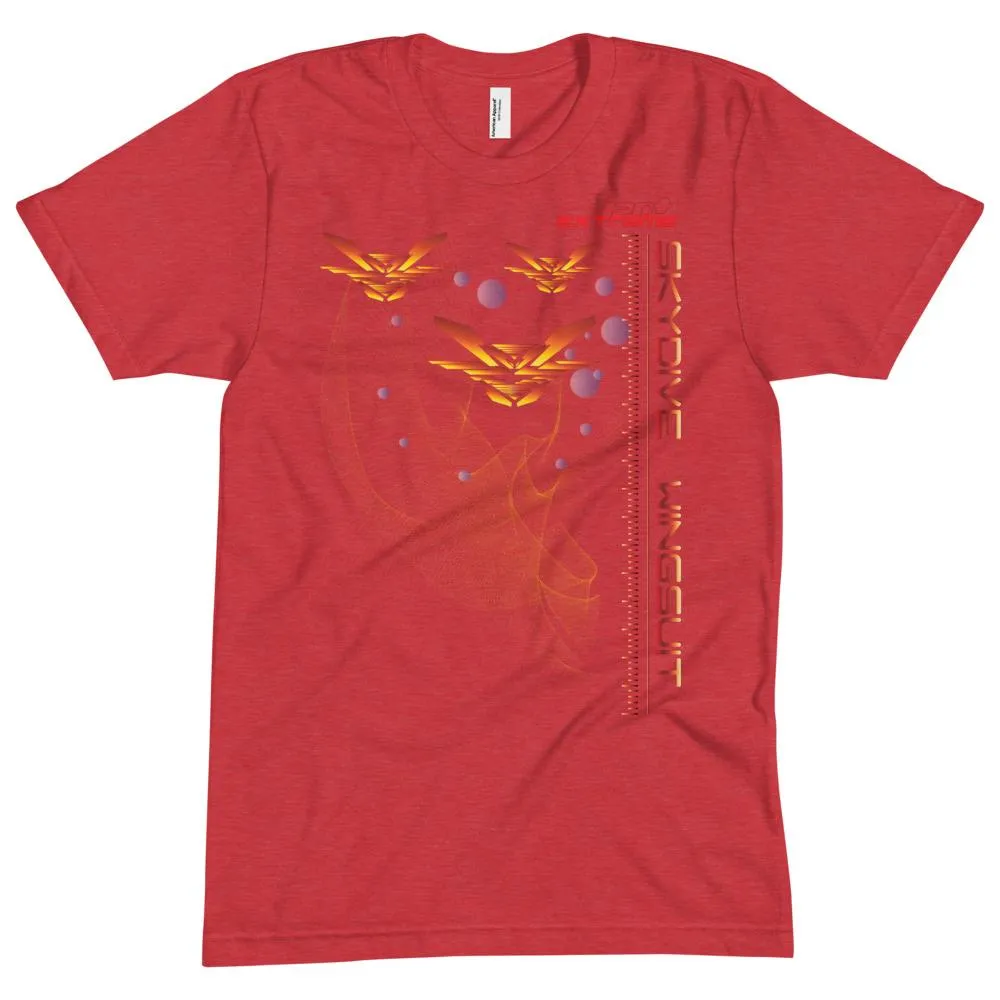 - Skydiving T-Shirt - Skydive WINGSUIT - Unisex Crew Neck Tee