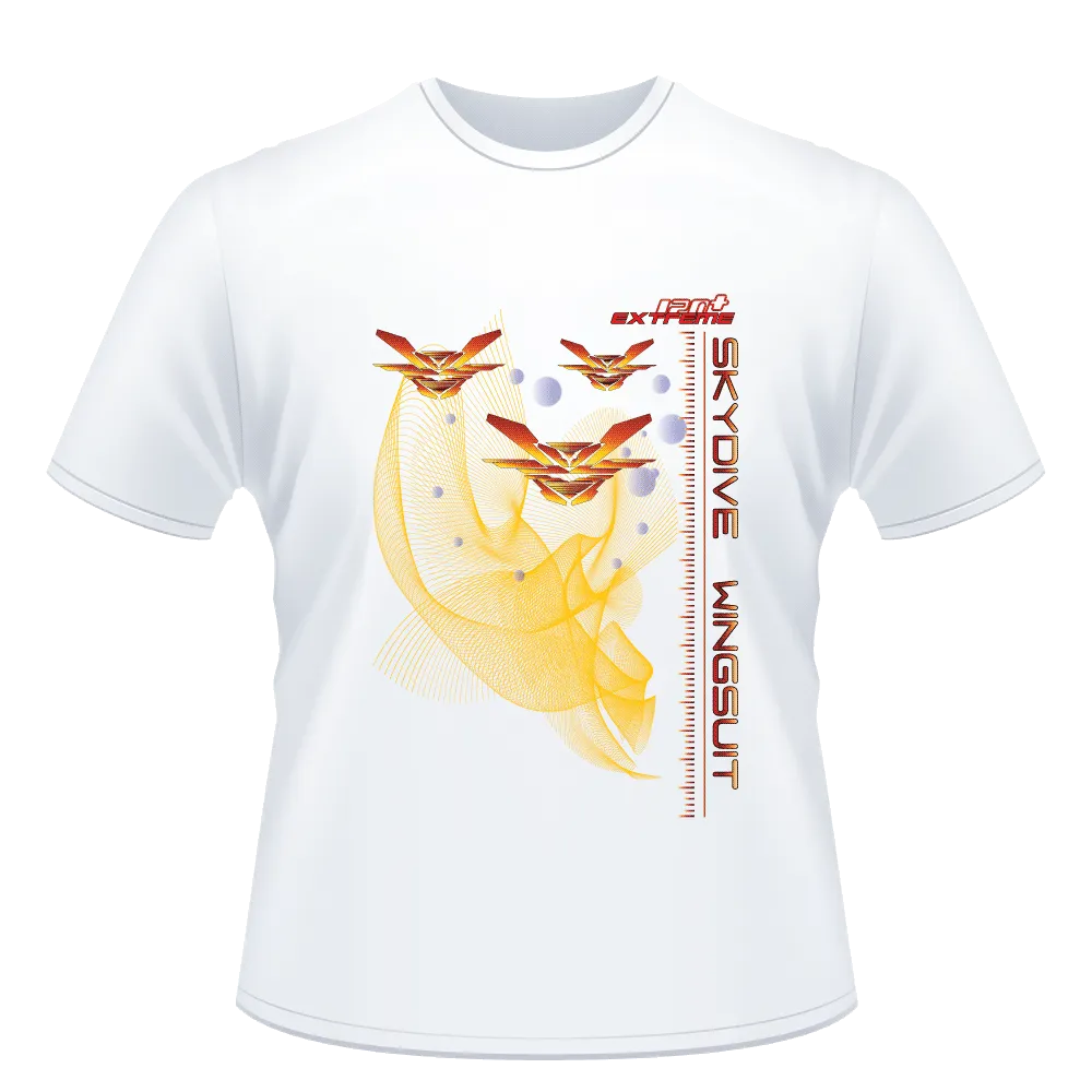 - Skydiving T-Shirt - Skydive WINGSUIT - Unisex Crew Neck Tee