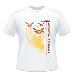 - Skydiving T-Shirt - Skydive WINGSUIT - Unisex Crew Neck Tee