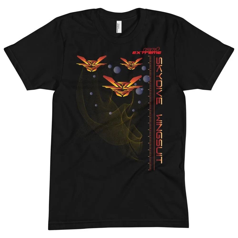- Skydiving T-Shirt - Skydive WINGSUIT - Unisex Crew Neck Tee