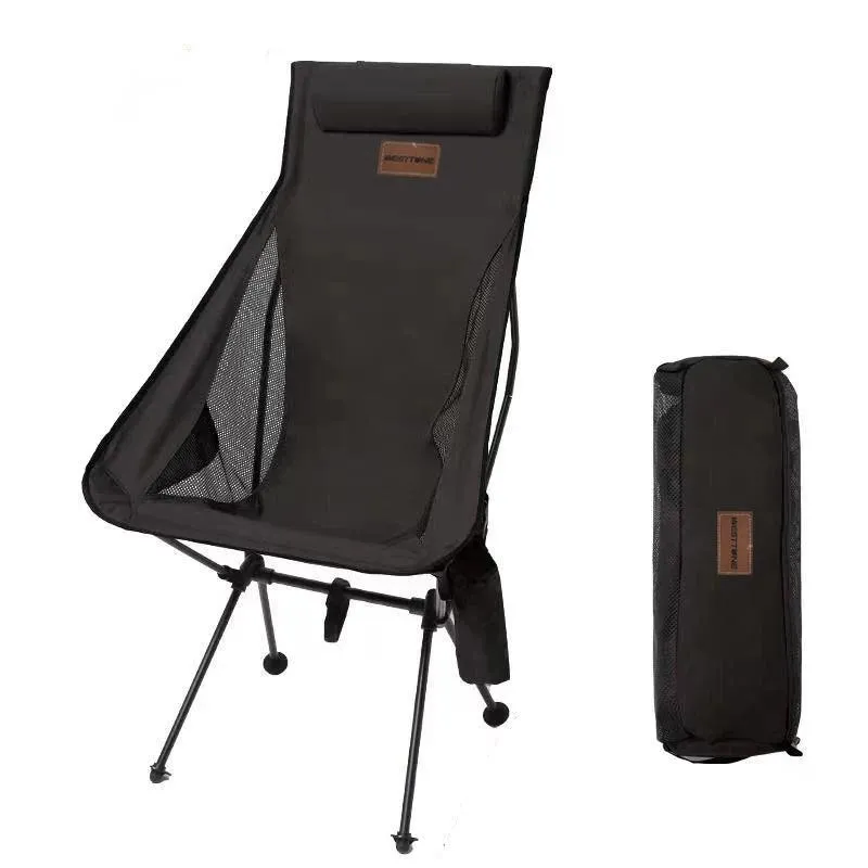🪑 WESTTUNE Portable Folding Camping Chair with Headrest | Lightweight Aluminum Alloy Fishing Chair | Outdoor Furniture 🌳