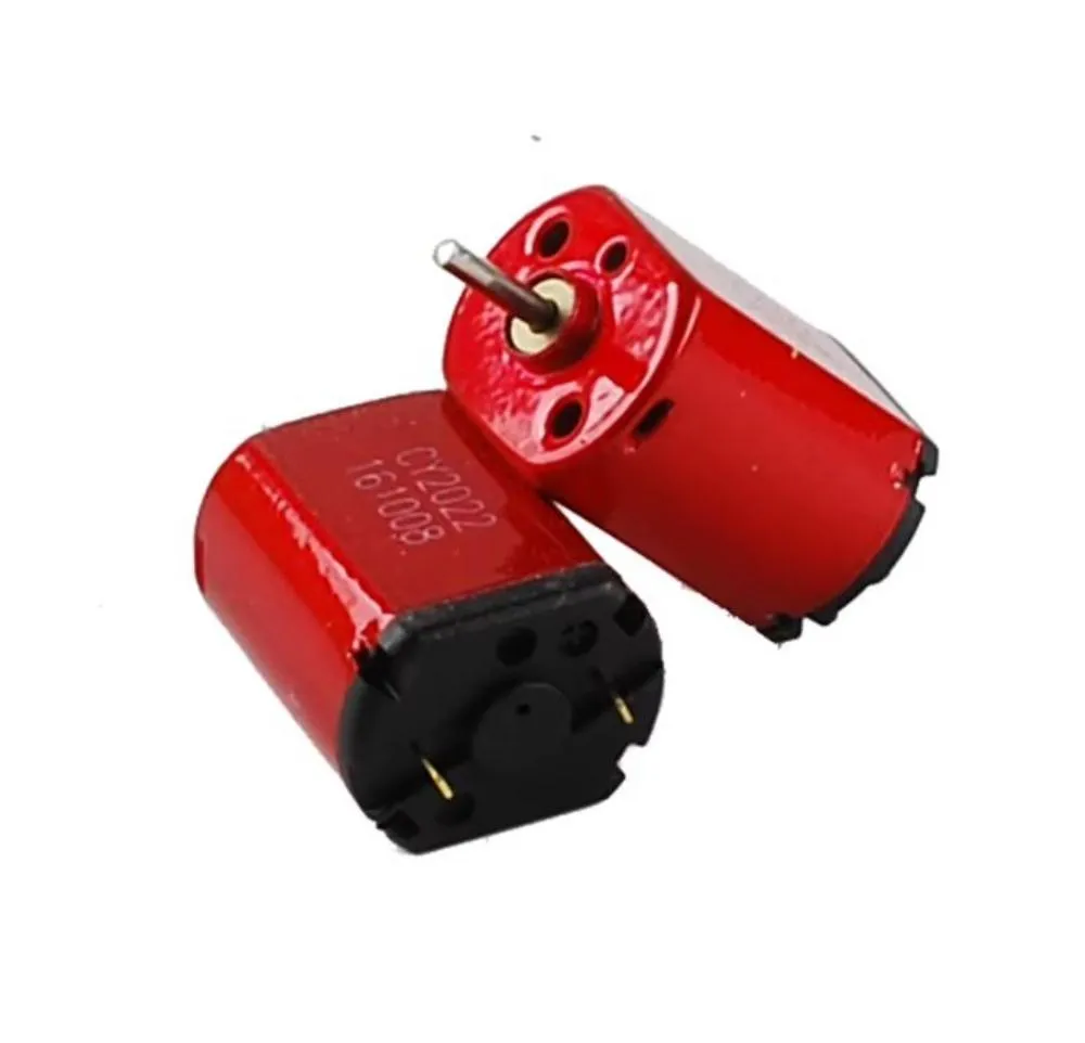 030 DC 3.2V Carbon Brush High Speed Micro motor Professional Grade Red