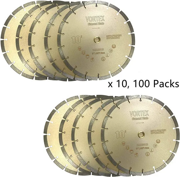 10 Diamond Blade Dry General Purpose On Meter Saw Bulk Package