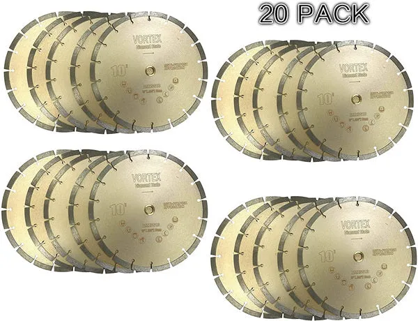 10 Diamond Blade Dry General Purpose On Meter Saw Bulk Package
