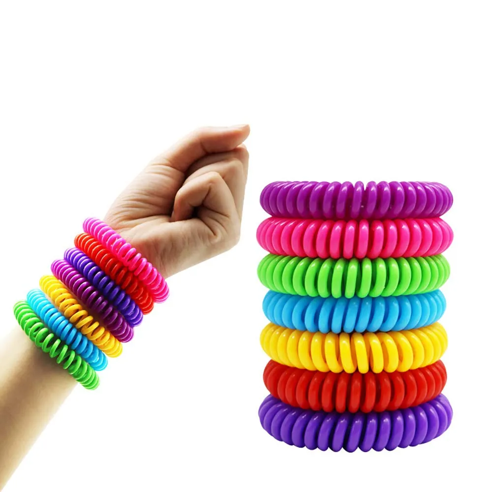10 Pack Mosquito Repellent Bracelet, Pure Natural Insect Repellent Bands for Adults and Children, Waterproof Anti Insects Wristbands for Outdoor Travel Protection