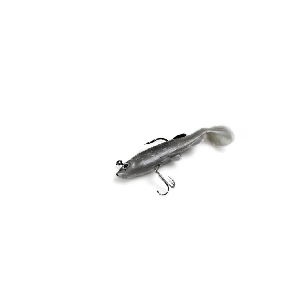 10 x Soft Plastic Vibe Freshwater Lures Mullet Flathead Jig Heads Cod Fishing