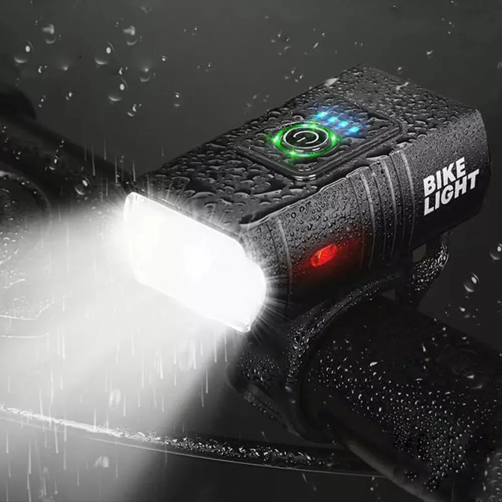 1000 Lumen Bike Light T1000, 4500mAh USB Type-C Rechargeable Bike Headlight, IPX6 Waterproof Bicycle Front Light for Road, Urban,Mountain Night Riding