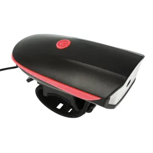 10000lm Bike Headlight USB Rechargeable LED Light Horn