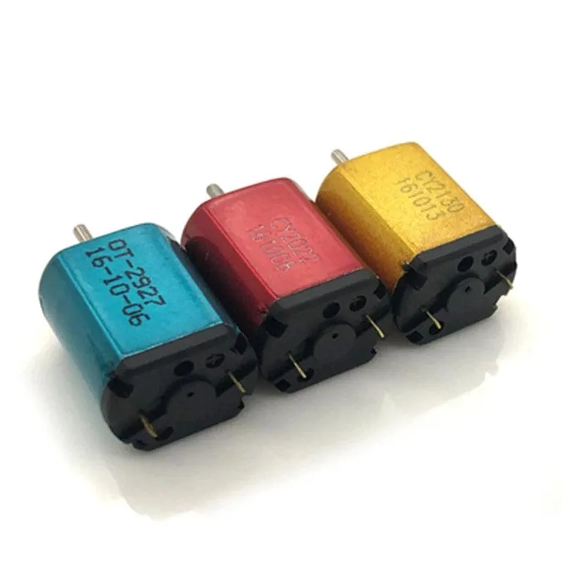 10pcs High Speed 030 Mini DC Motor Electric DC 1.5V-3.7V 3V High Speed 23000rpm To 52000rpm Carbon Brush Motors DC3V DIY Toy Car