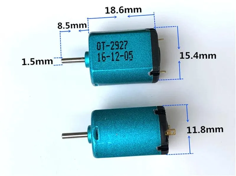 10pcs High Speed 030 Mini DC Motor Electric DC 1.5V-3.7V 3V High Speed 23000rpm To 52000rpm Carbon Brush Motors DC3V DIY Toy Car
