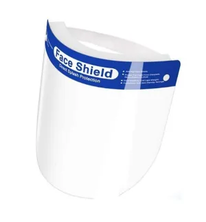 10pcs Transparent adjustable full face shield anti-fog anti-spit protective mask AZ13638