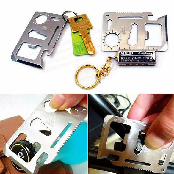 11-in-1 Survival Card Tool