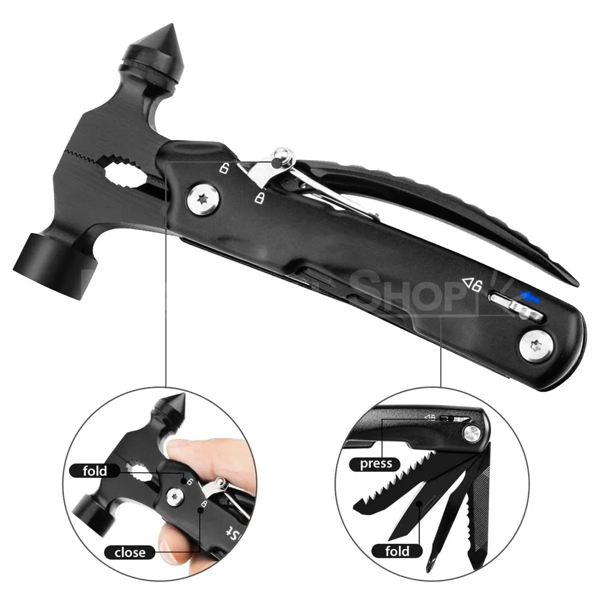 12 in 1 Multi-Tool Hammer