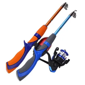 1.2m/1.4m Carbon Fiber Rod Superhard Boat Ice Fly Lure Fishing Rod With High Quality Fishing Reel Fishing Tackle set De Pesca 8