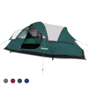 13 Ft. X 7.5 Ft. 6-Person Family Camping Tent Popup Green