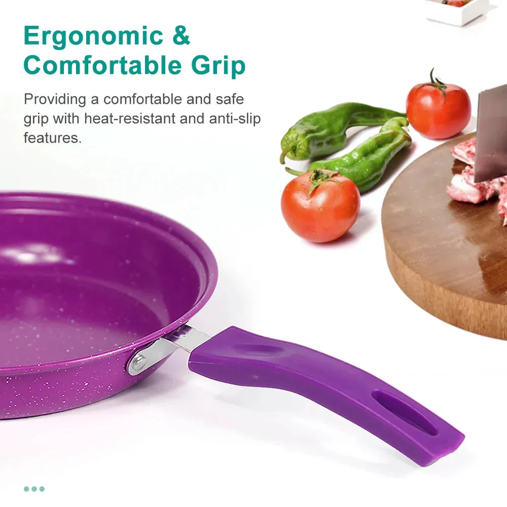 13-Piece Non-Stick Pots and Pans Set Kitchen Utensils - Durable and Easy-Clean Cookware for Effortless Cooking