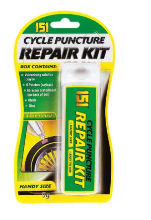 151 Cycle Puncture Repair Kit