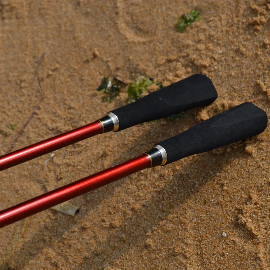 1.68m 1.8m 1.98m Light Jigging Squid Fishing Rod Spinning Lure Max 120g 2 Sections M Titanium Tip