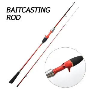 1.68m 1.8m 1.98m Light Jigging Squid Fishing Rod Spinning Lure Max 120g 2 Sections M Titanium Tip