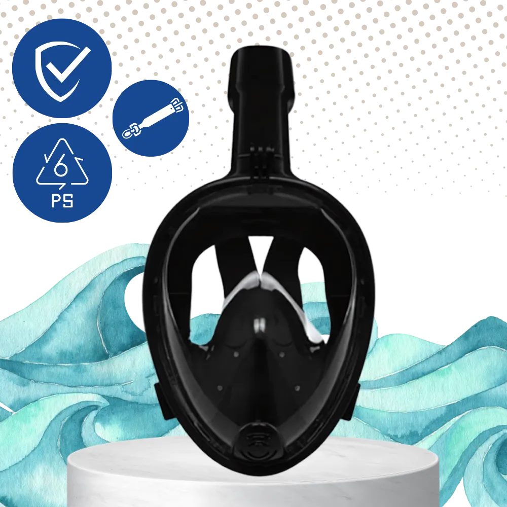 180° Panoramic View Snorkel Mask