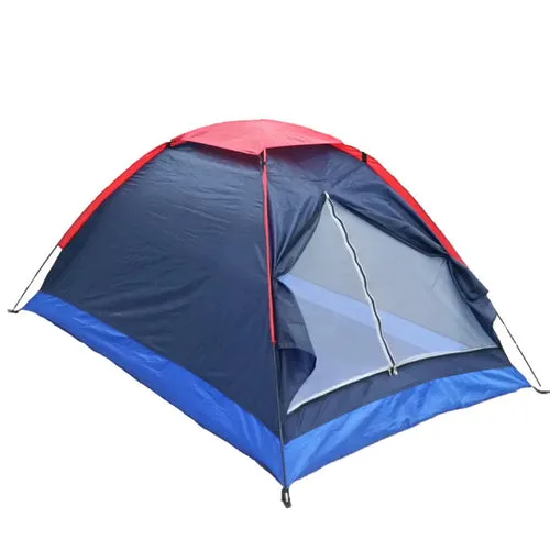 2 Persons Camping Tent Single Layer Beach Tent Outdoor Travel