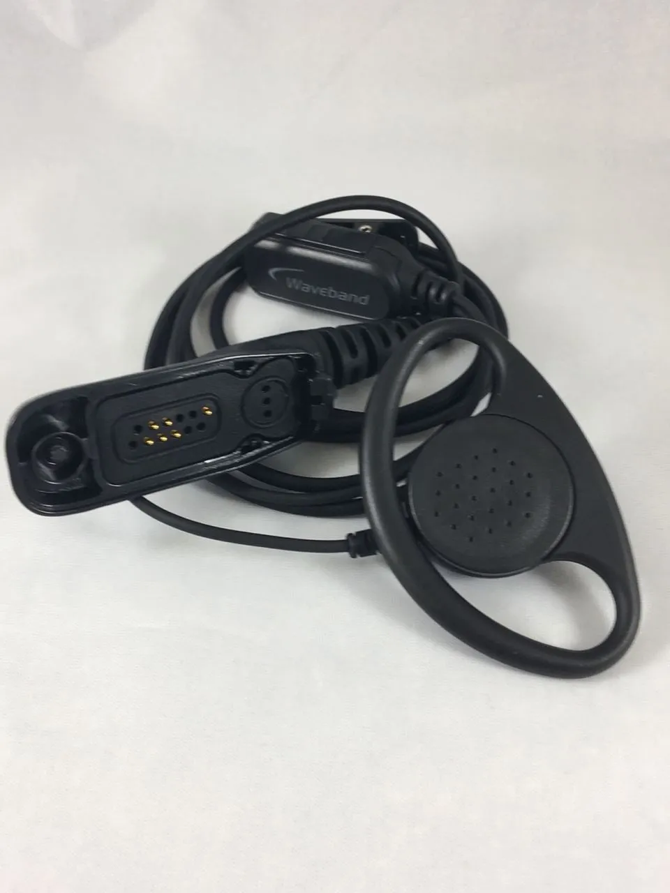 2-Wire Surveillance Kit with PTT and D-Shape Earpiece for Motorola Turbo XPR & APX Radios