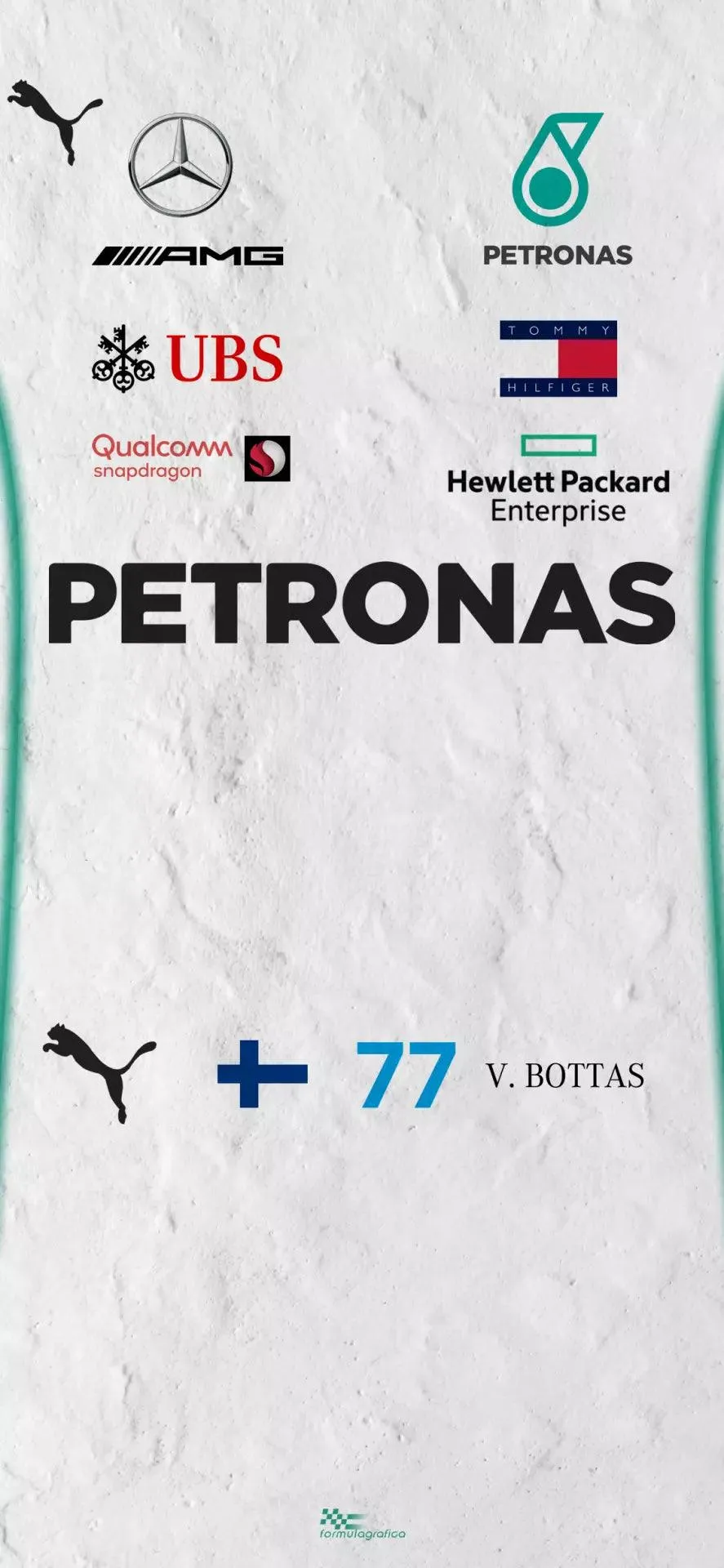 2019 Valtteri Bottas Mercedes AMG F1 Race Suit