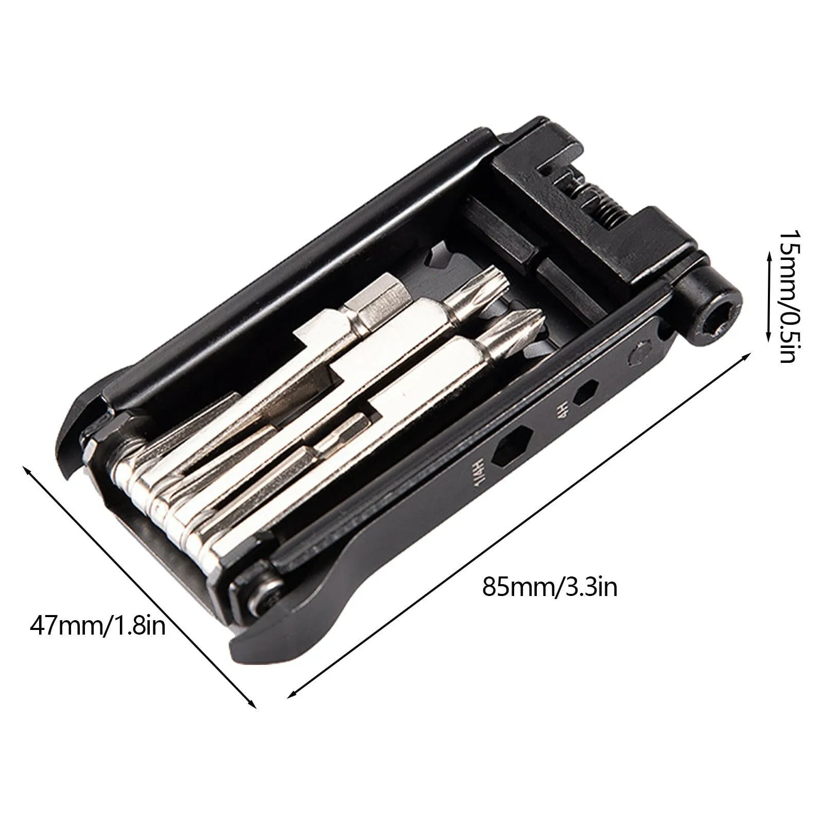 23 In 1 Bike Repair Tool Portable Bicycle Multi Tool Cycling Bike Tire Levers Hex Spoke Wrench Screwdriver Socket Hex Allen Key