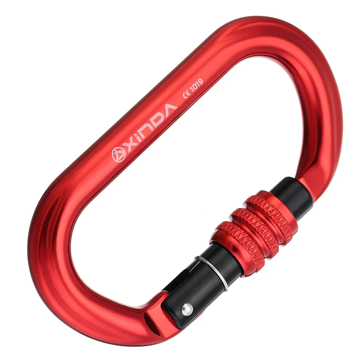 25KN Aviation Aluminum Climbing Buckle Carabiner Hammock Safety Clasp Lock