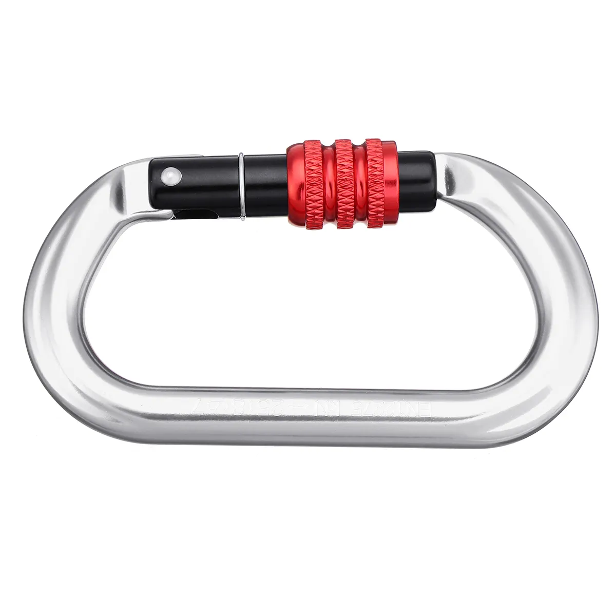 25KN Aviation Aluminum Climbing Buckle Carabiner Hammock Safety Clasp Lock