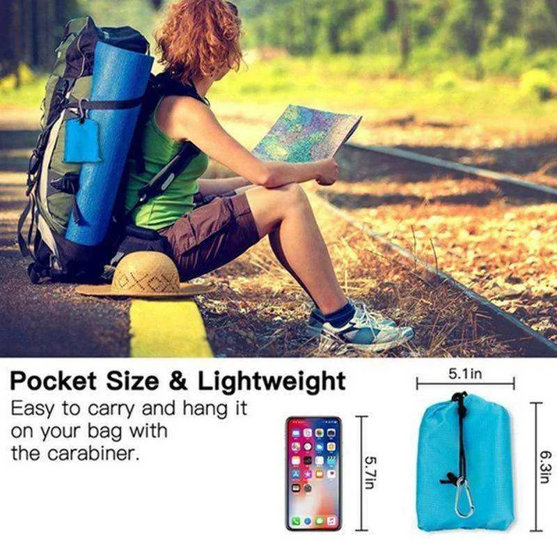 2x2.1m Waterproof Beach Blanket Folding Outdoor Picnic Mat