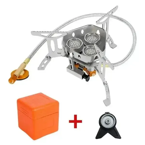 3 burner camp stove