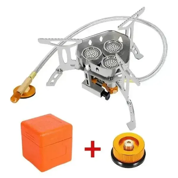 3 burner camp stove