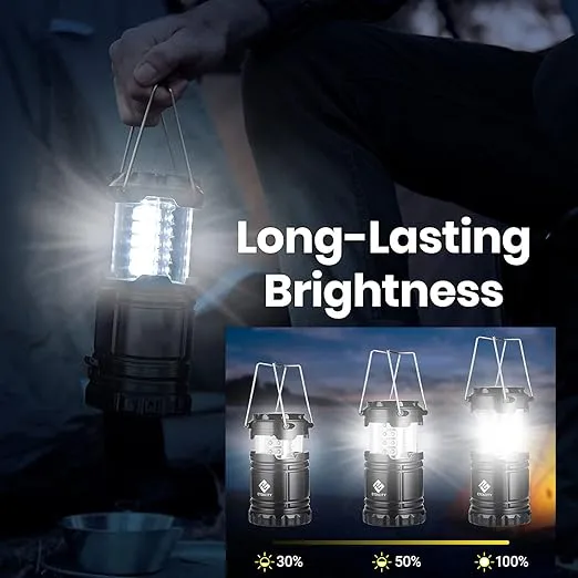 30 LED Camping Portable Torch Lantern Light In UK - Battery Operated ,water resistant plastic, Telescopic, Tent Lamp Light for Outdoor, Camping, Hanging, Picnic