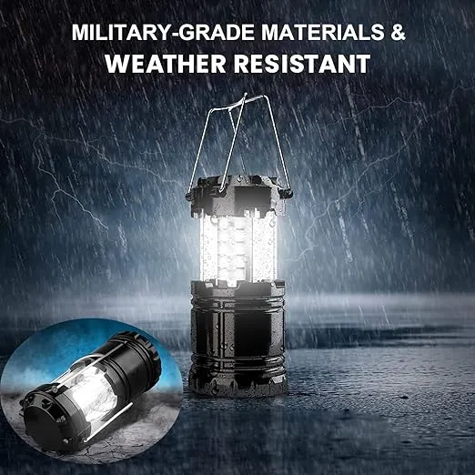 30 LED Camping Portable Torch Lantern Light In UK - Battery Operated ,water resistant plastic, Telescopic, Tent Lamp Light for Outdoor, Camping, Hanging, Picnic