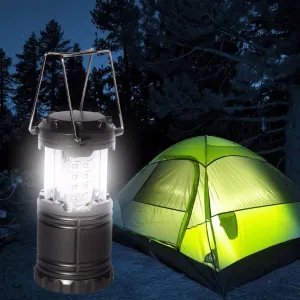 30 LED Camping Portable Torch Lantern Light In UK - Battery Operated ,water resistant plastic, Telescopic, Tent Lamp Light for Outdoor, Camping, Hanging, Picnic