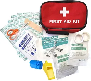 30 Piece First Aid Kit, Medical Bag Pouch, Emergency Pouch, Medical Kit Bag, Suitable for Car, Work, Home,Travel, Holidays, Camping