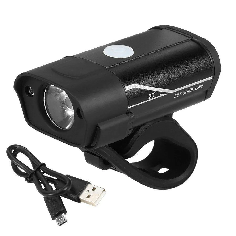 350 Lumen Bike Light USB Rechargeable Bicycle LED Front Light Handlebar Flashlight MTB Road Cycling Headlight Lamp