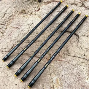 3.6M - 7.2M Carbon Fiber Fishing Rod Telescopic Ultra-light Hard Pole for Stream Freshwater