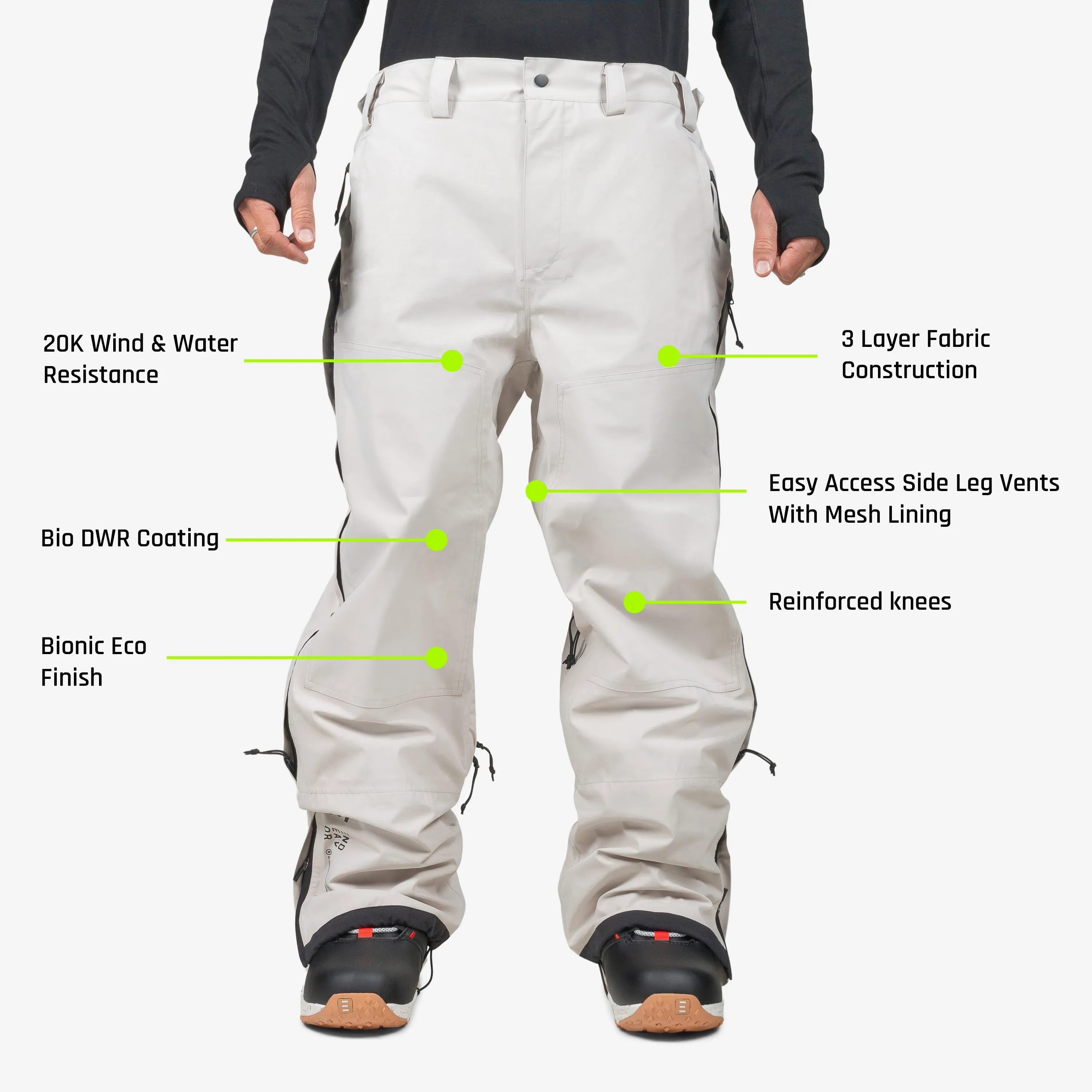 3L Elite Snowboard Pants