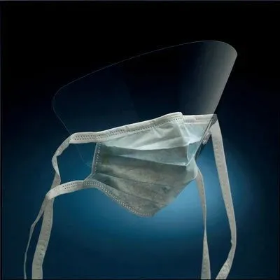3M™ Tie-on Surgical Mask with Face Shield 1818FS x 50 - Clearance, short expiry.