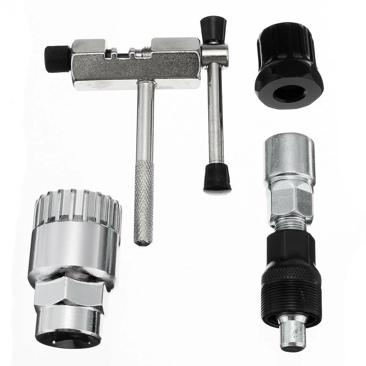 4pc Mountain Bike Portable Bicycle Crank Chain Axis Puller Removal Repair Tool Kit Bicycle Repair Tools  bike multitool