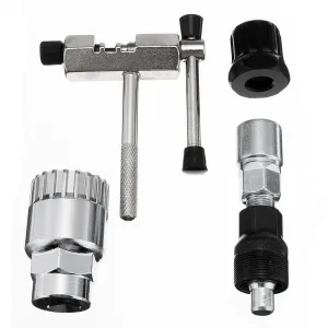 4pc Mountain Bike Portable Bicycle Crank Chain Axis Puller Removal Repair Tool Kit Bicycle Repair Tools  bike multitool