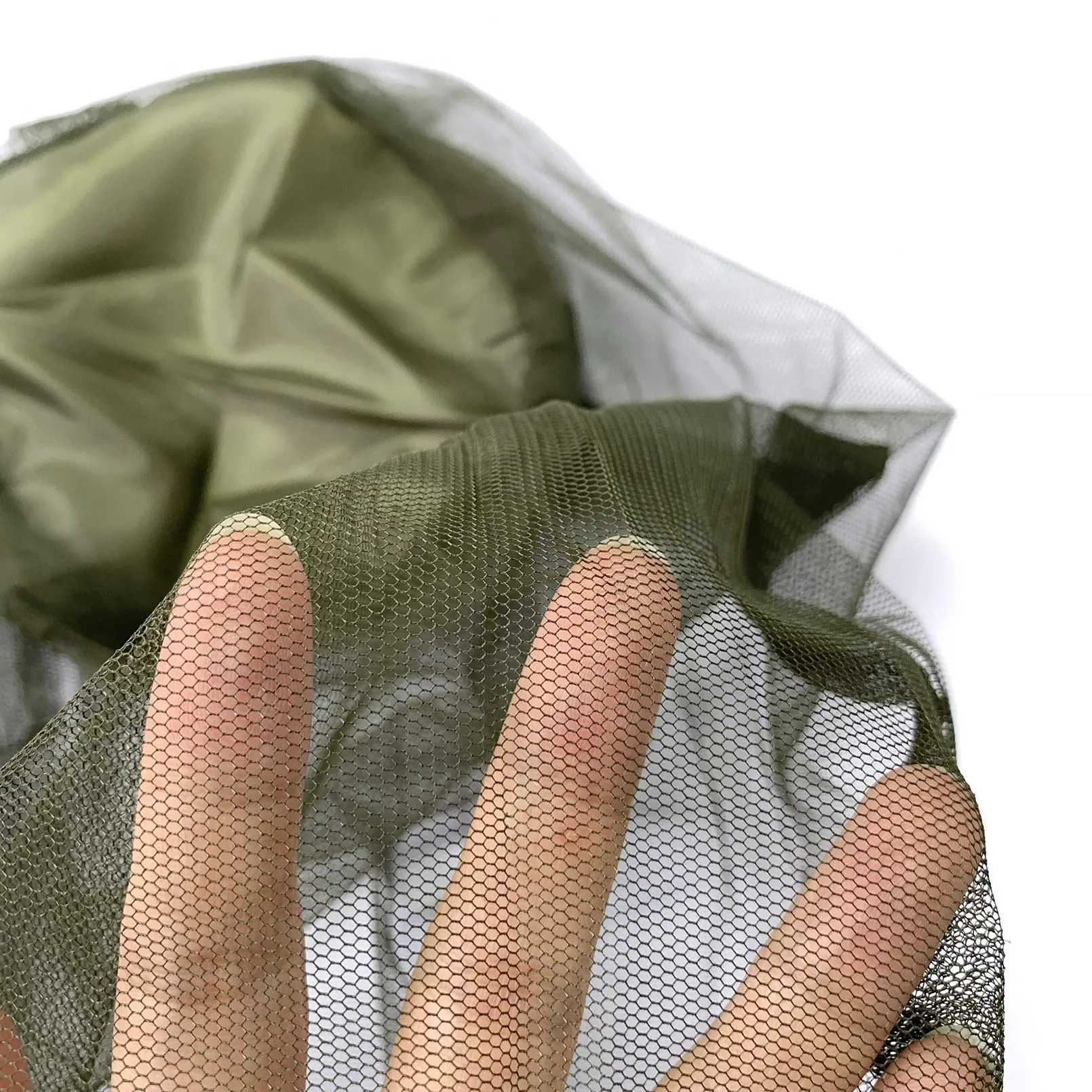 4Pcs Mosquito Head Net Anti Insect Midge Net Head Cover, Head Net Mesh for Outdoor Hiking Camping Fishing, Green