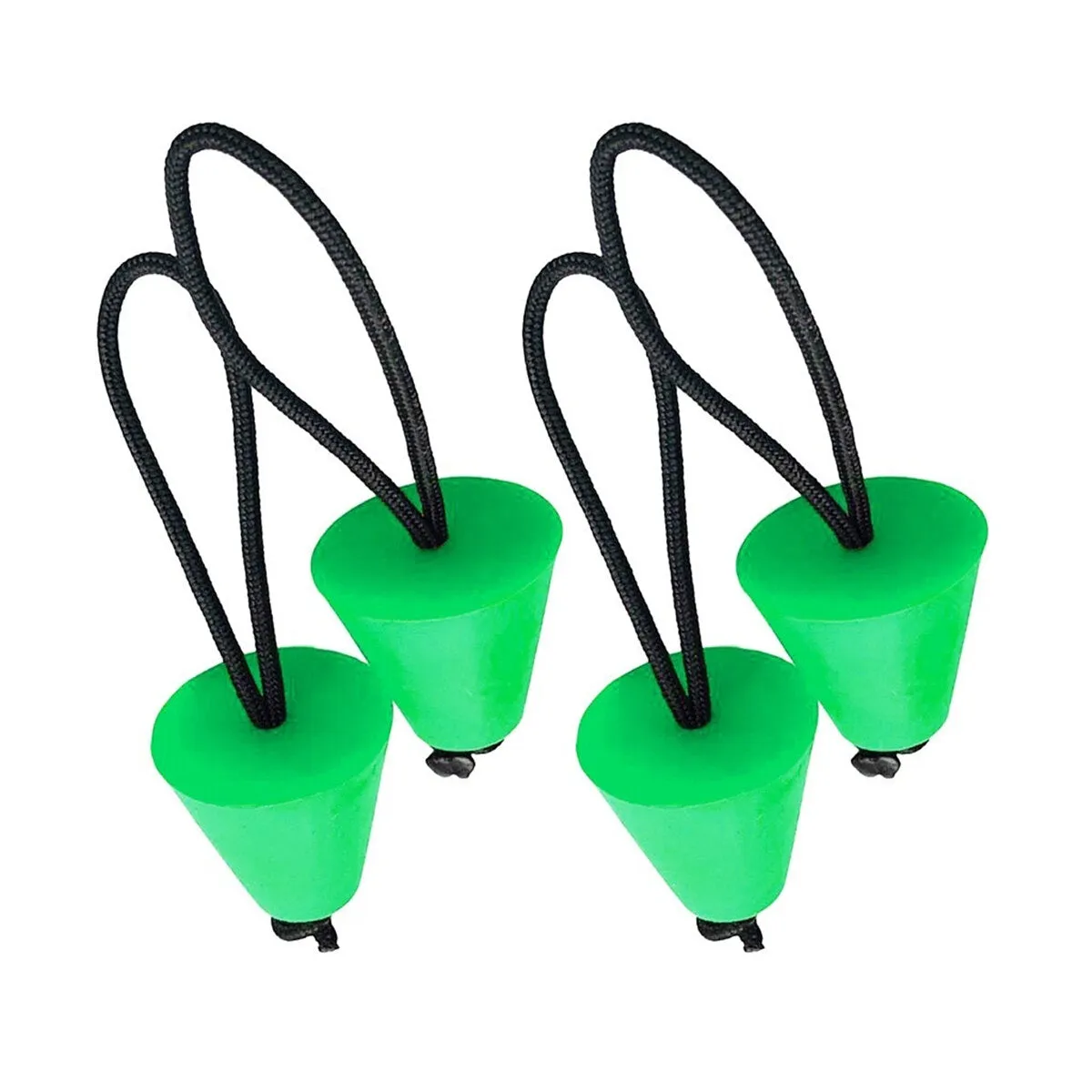 4PCS Silicone Kayak Scupper Plug Kit Canoe Drain Holes Stopper Bungs Universal - Bung