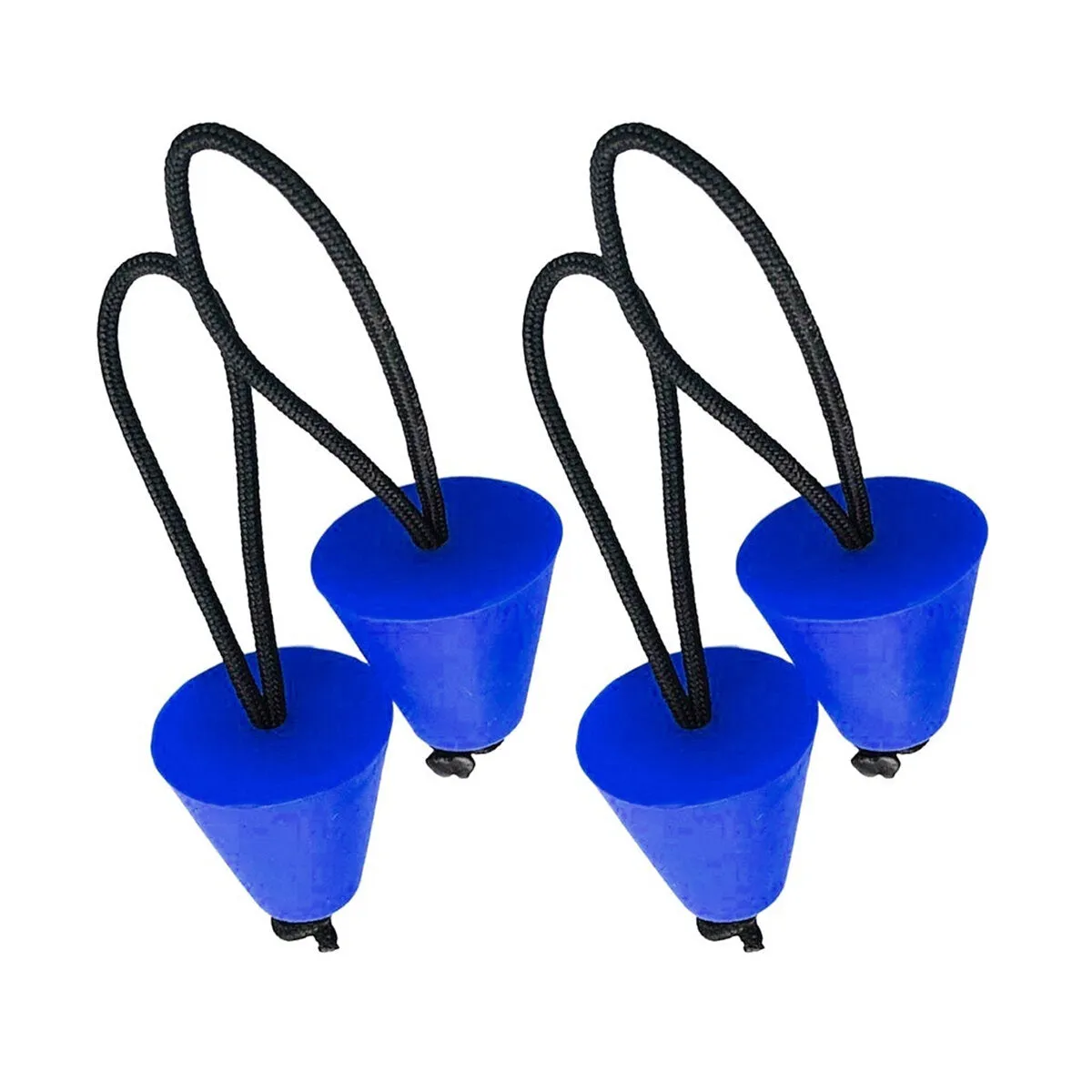 4PCS Silicone Kayak Scupper Plug Kit Canoe Drain Holes Stopper Bungs Universal - Bung