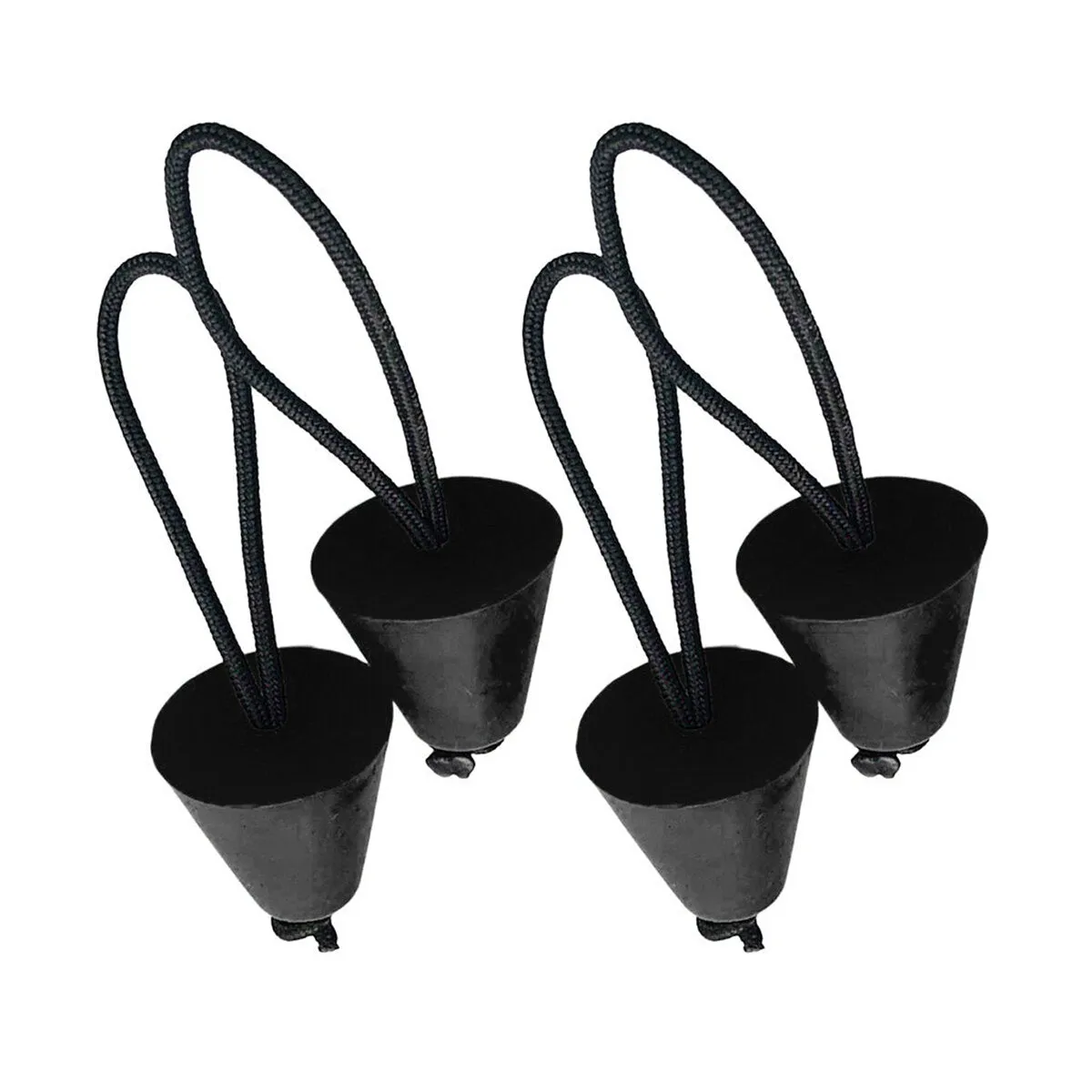 4PCS Silicone Kayak Scupper Plug Kit Canoe Drain Holes Stopper Bungs Universal - Bung