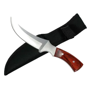 4" Full Tang Wood Handle Hunting Knife