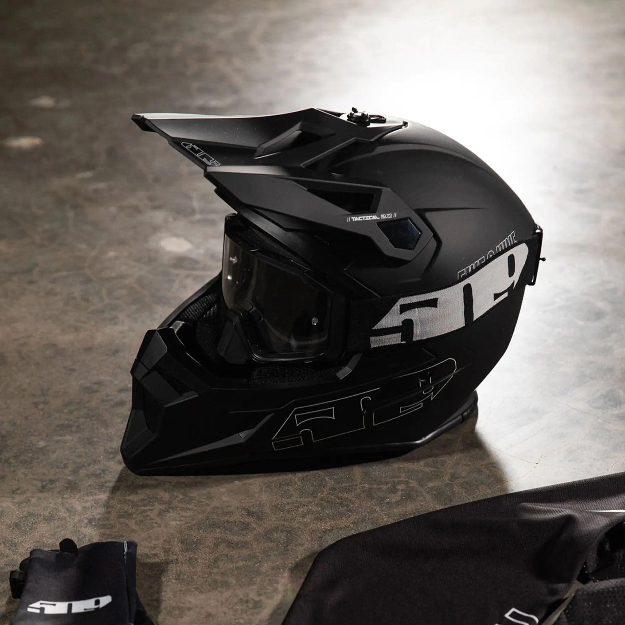 509 Tactical 2.0 Enduro Open Face Offroad Helmet with Fidlock Black
