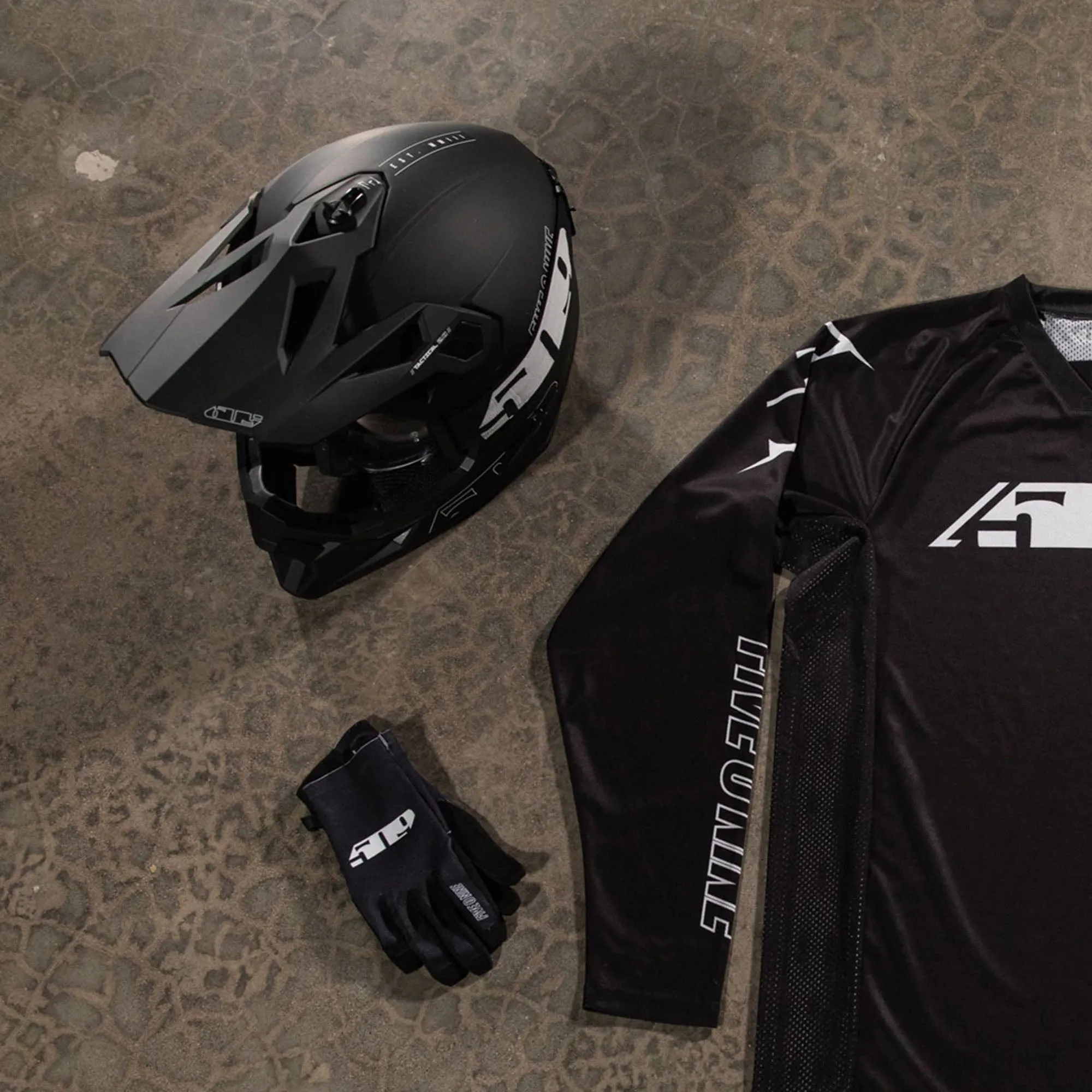 509 Tactical 2.0 Enduro Open Face Offroad Helmet with Fidlock Black